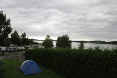 Campingplatzausblick