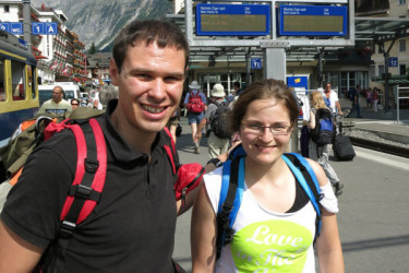 Kurz nach unserer Ankunft in Grindelwald