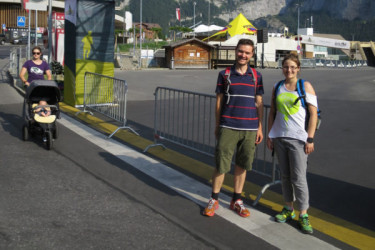 Start- und Ziellinie des Eiger Ultra Trails 2015